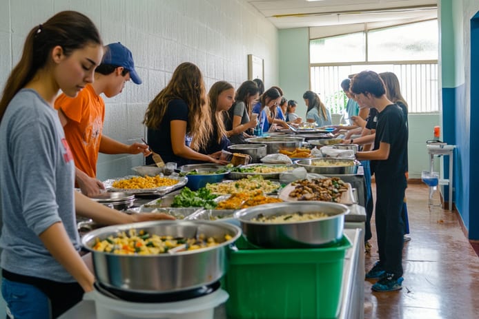 Comedor solidario del puerto